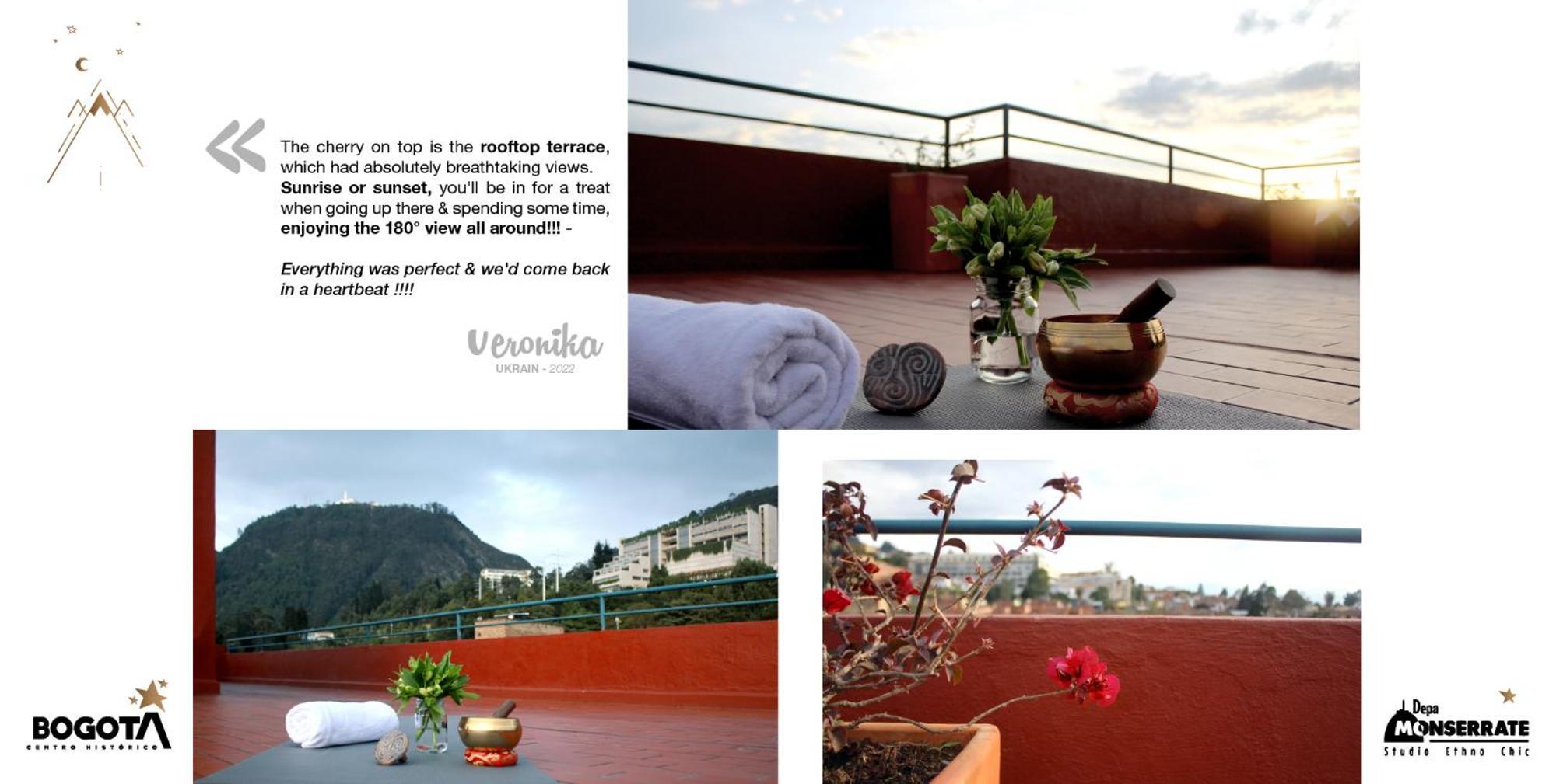 Depa Monserrate - Charming Historic Nest With Breathtaking Mountain Views - Apartaestudio Bogotá Exterior foto