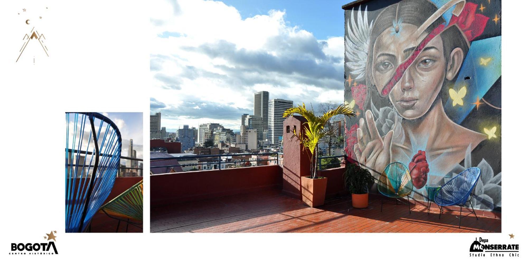 Depa Monserrate - Charming Historic Nest With Breathtaking Mountain Views - Apartaestudio Bogotá Exterior foto